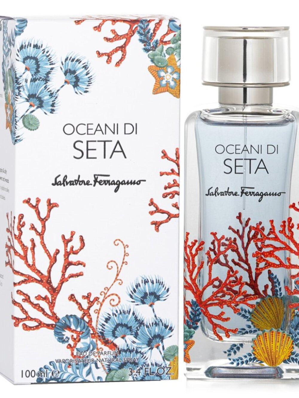 Salvatore Ferragamo Oceani Di Seta EDP Spray Unisex 3.4oz New In Box $125 - Picture 10 of 10